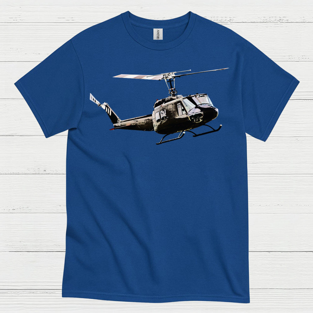 UH-1 Huey Classic Military Helicopter T Shirt