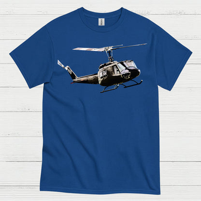 UH-1 Huey Classic Military Helicopter T Shirt