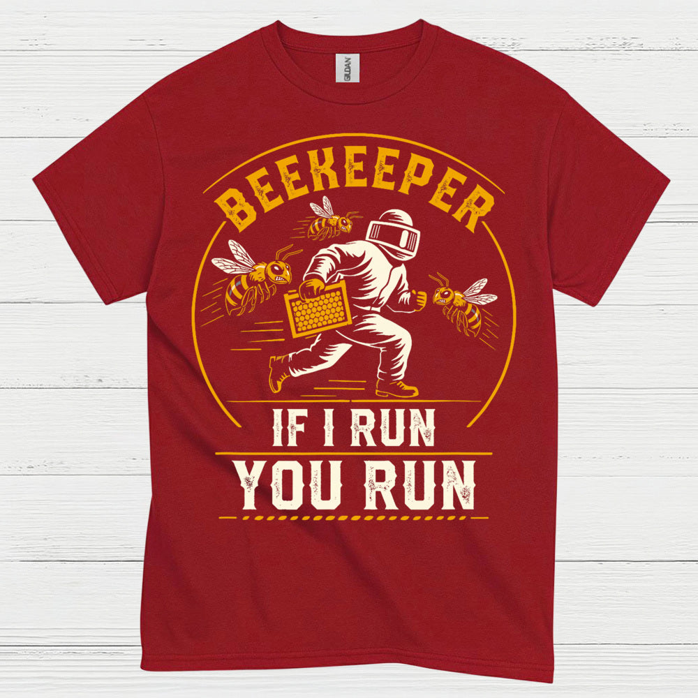 Beekeeper Running From Bees T Shirt