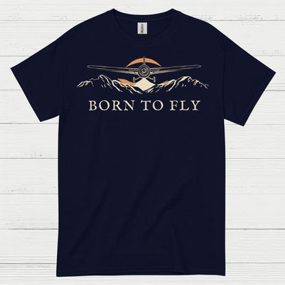 Born To Fly Airplane T Shirt