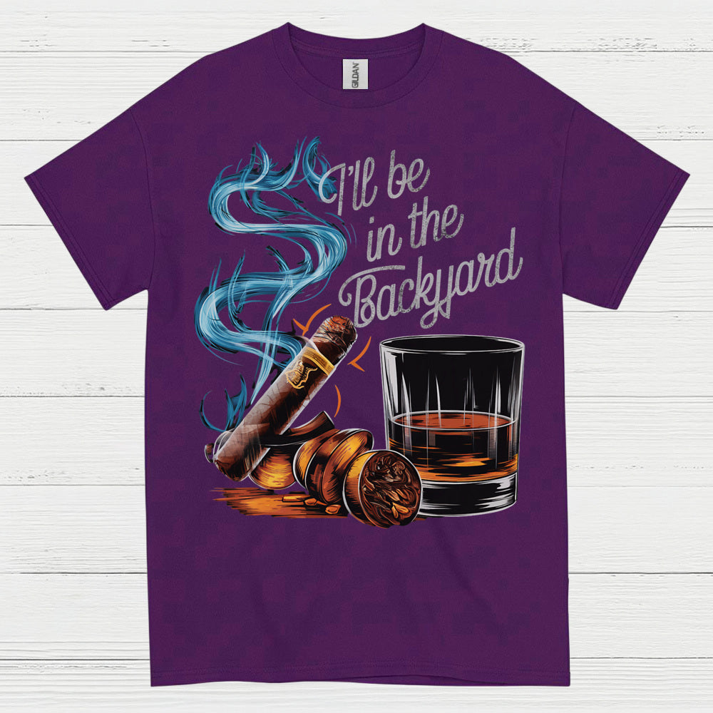 Backyard Whiskey And Cigar Life T Shirt