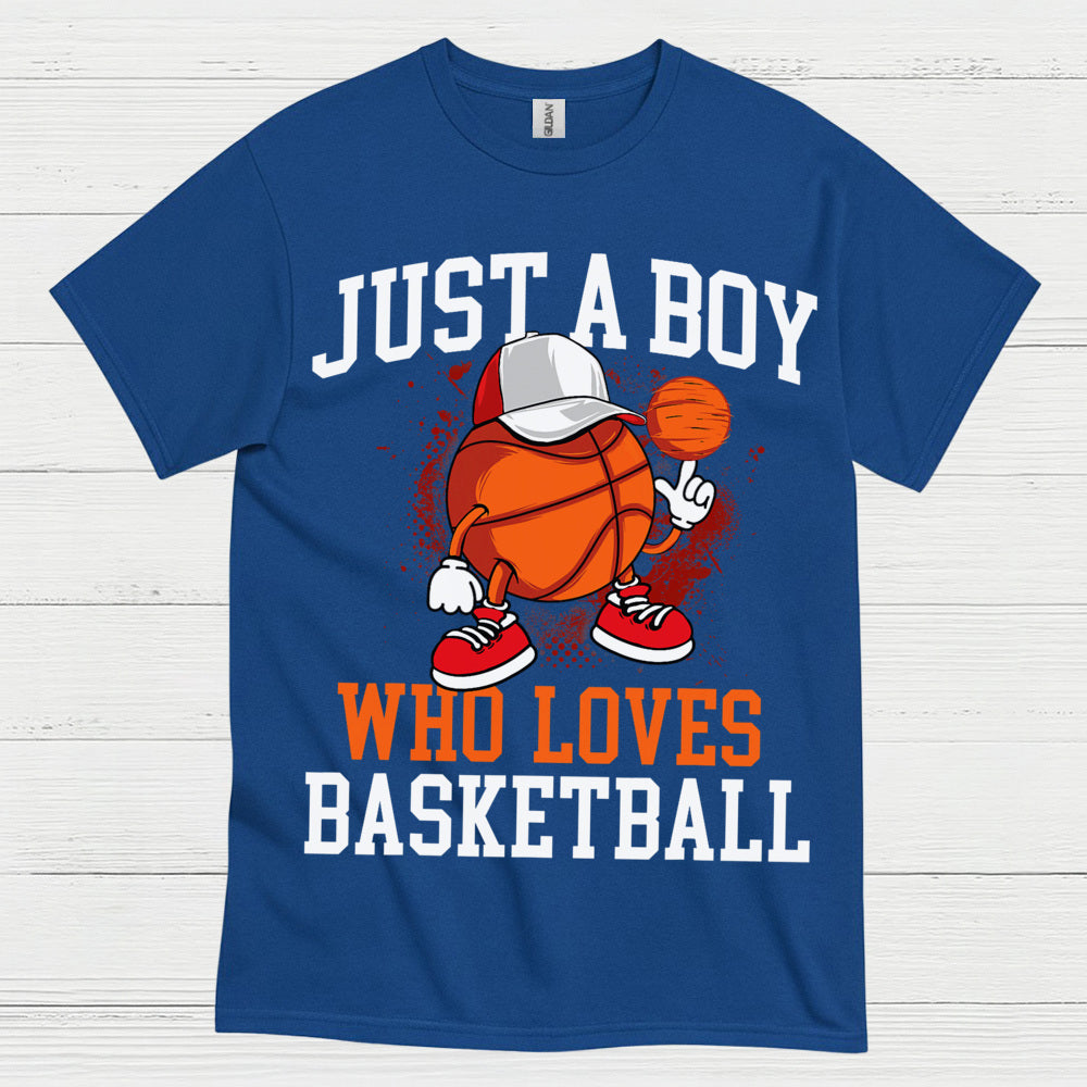 Just A Boy Who Loves Basketball T Shirt