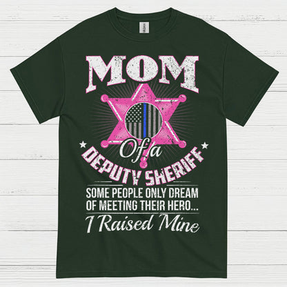 Mom Of A Deputy Sheriff T Shirt