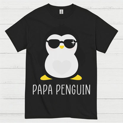 Papa Penguin Cute Family Graphic T Shirt