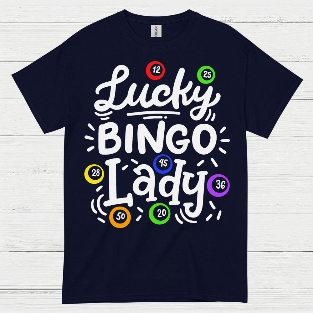 Lucky Bingo Lady T Shirt