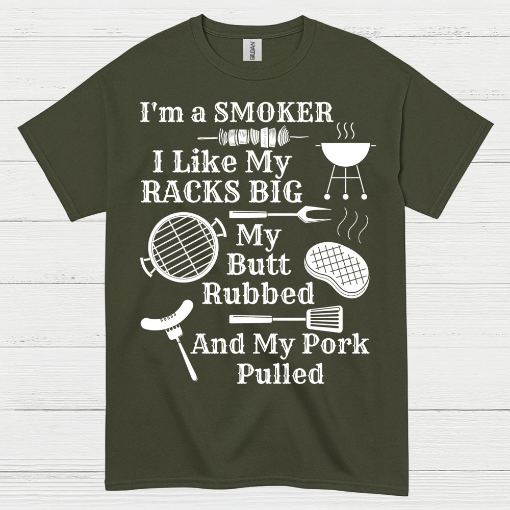 Smoker Racks Big Pork Pulled T Shirt