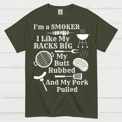Smoker Racks Big Pork Pulled T Shirt
