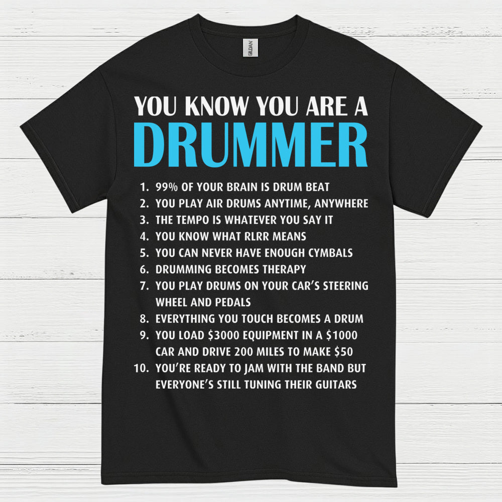 Living The Beat Drummer T Shirt