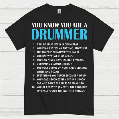Living The Beat Drummer T Shirt