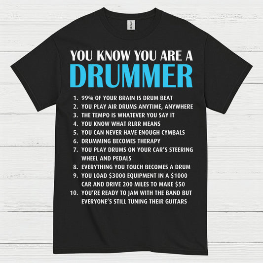 Living The Beat Drummer T Shirt