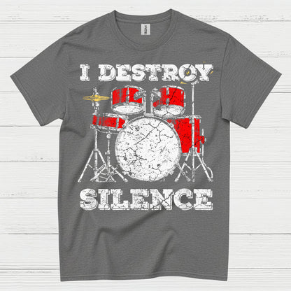 Silence Slayer Drum T Shirt