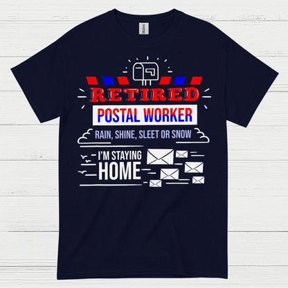 Retired Postal Worker T Shirt