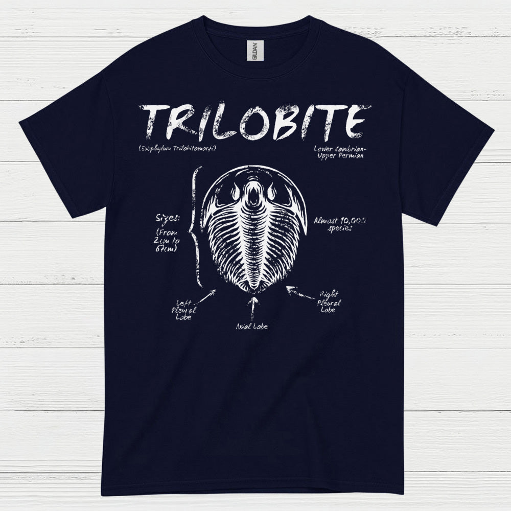 Trilobite Fossil Anatomy T Shirt