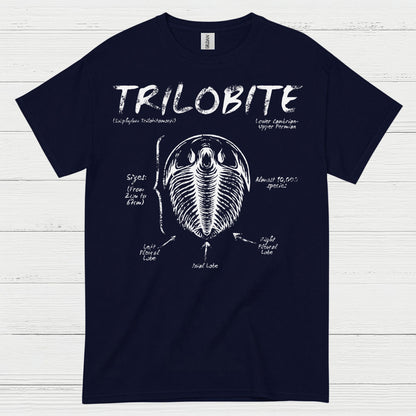 Trilobite Fossil Anatomy T Shirt