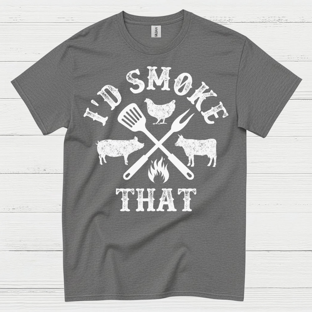 Id Smoke That BBQ Grilling T Shirt