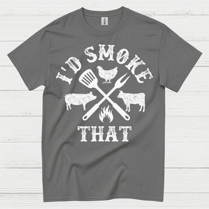 Id Smoke That BBQ Grilling T Shirt