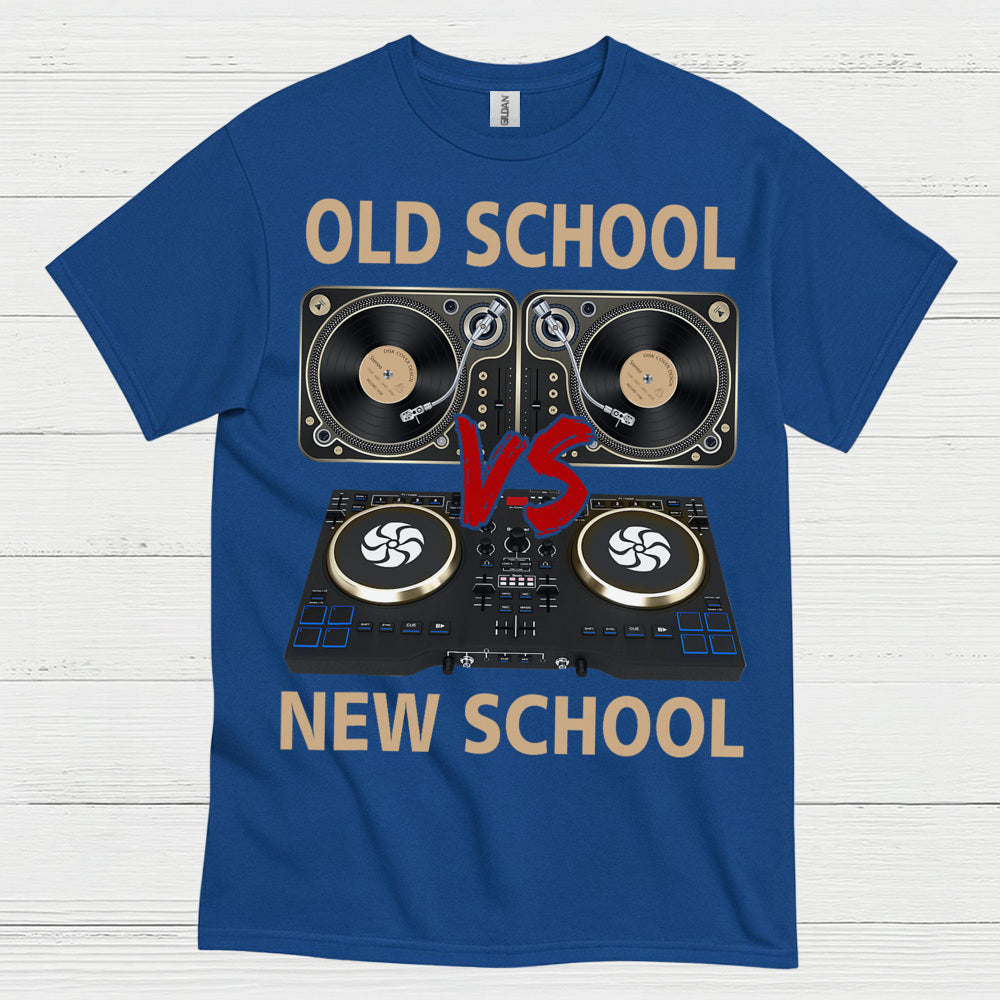 Old School New School DJ T Shirt
