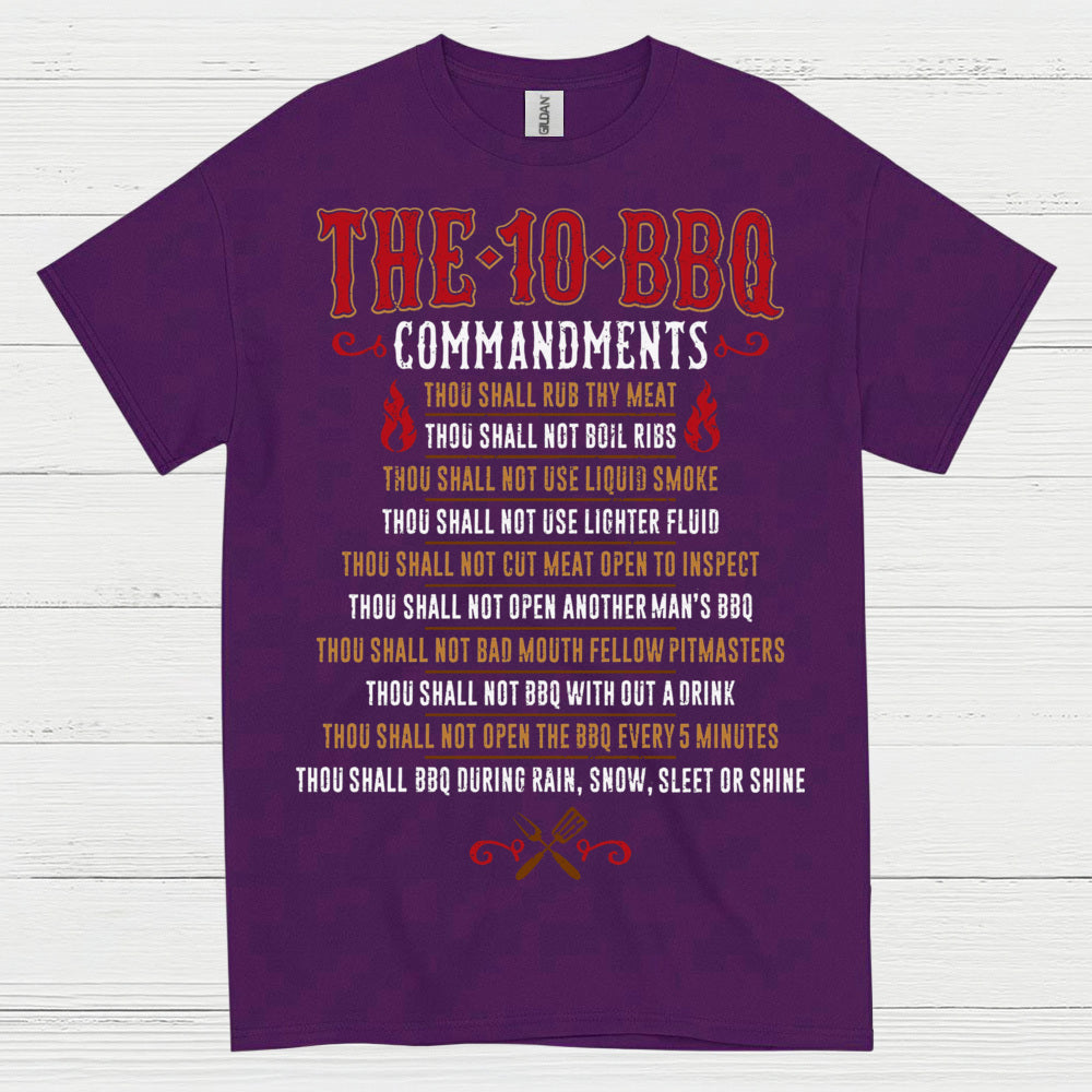 The 10 BBQ Commandments T Shirt