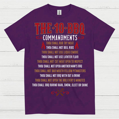 The 10 BBQ Commandments T Shirt