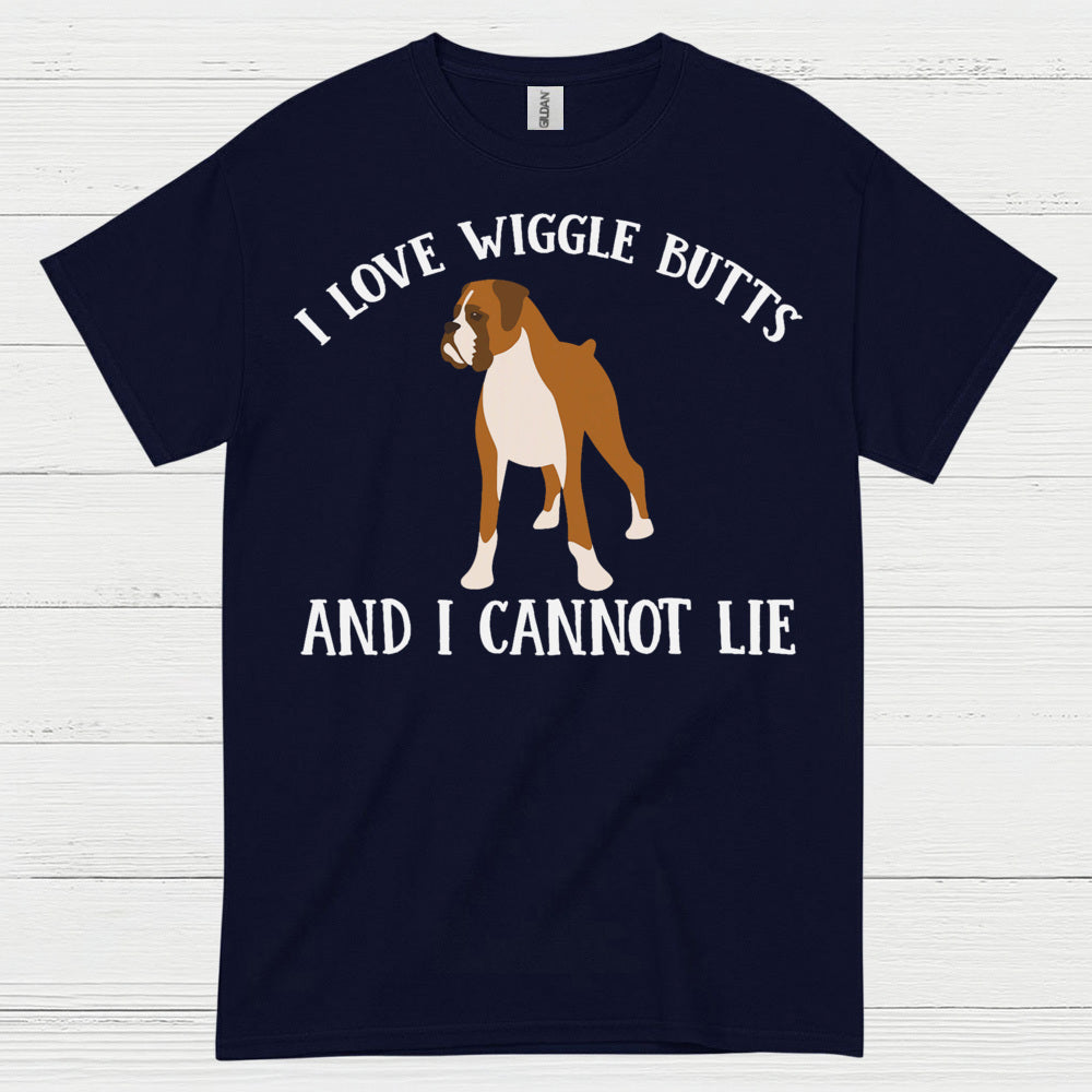 Wiggle Butt Boxer Lover T Shirt