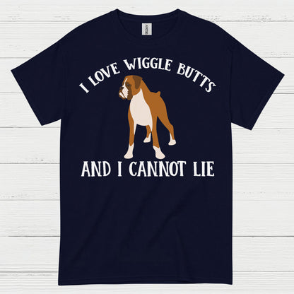 Wiggle Butt Boxer Lover T Shirt