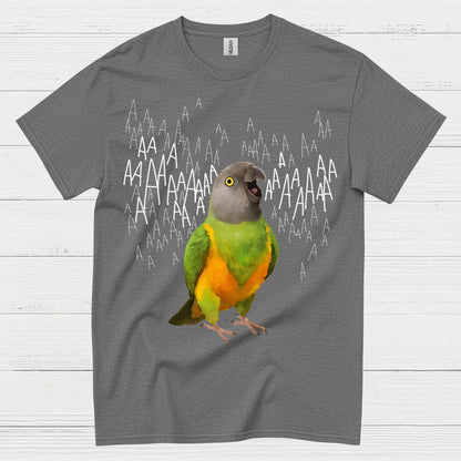 Screaming Parrot Funny T Shirt