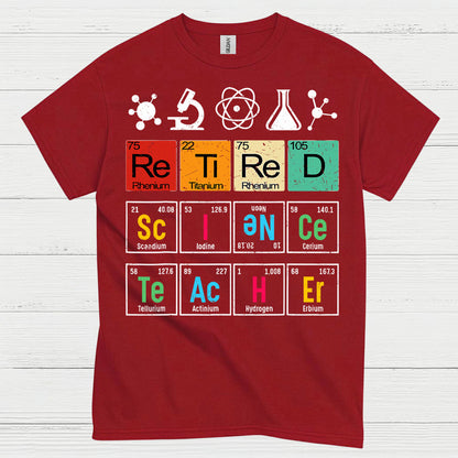 Science Teacher Retired T Shirt