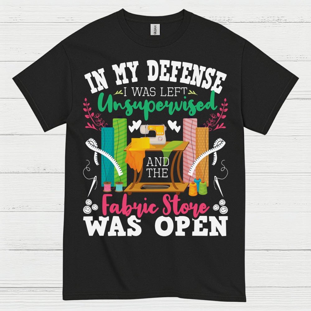 Fabric Store Humor Sewing T Shirt