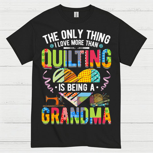 Quilting Grandma Love T Shirt