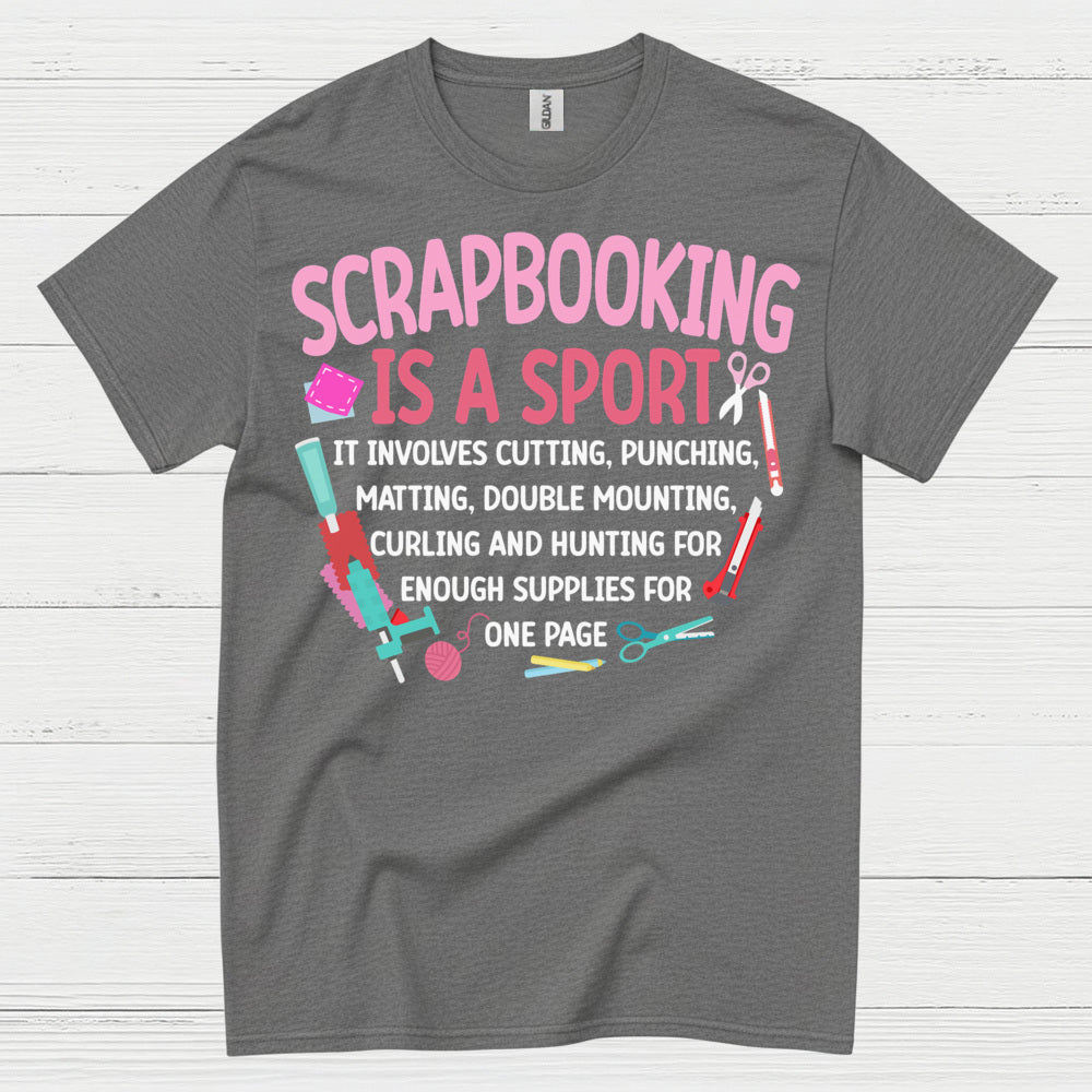 Scrapbooking Is A Sport Funny Crafting T Shirt
