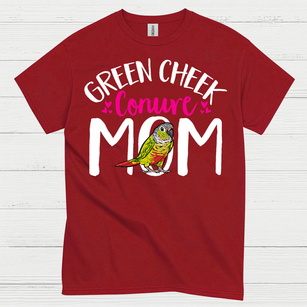 Green Cheek Conure Mom T Shirt