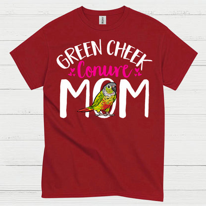 Green Cheek Conure Mom T Shirt