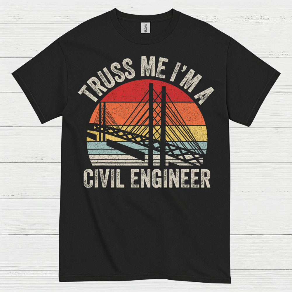 Civil Engineer Bridge T Shirt
