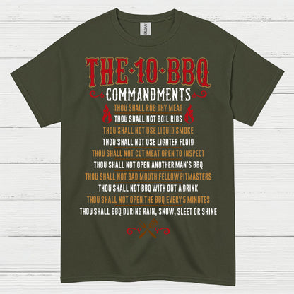 The 10 BBQ Commandments T Shirt