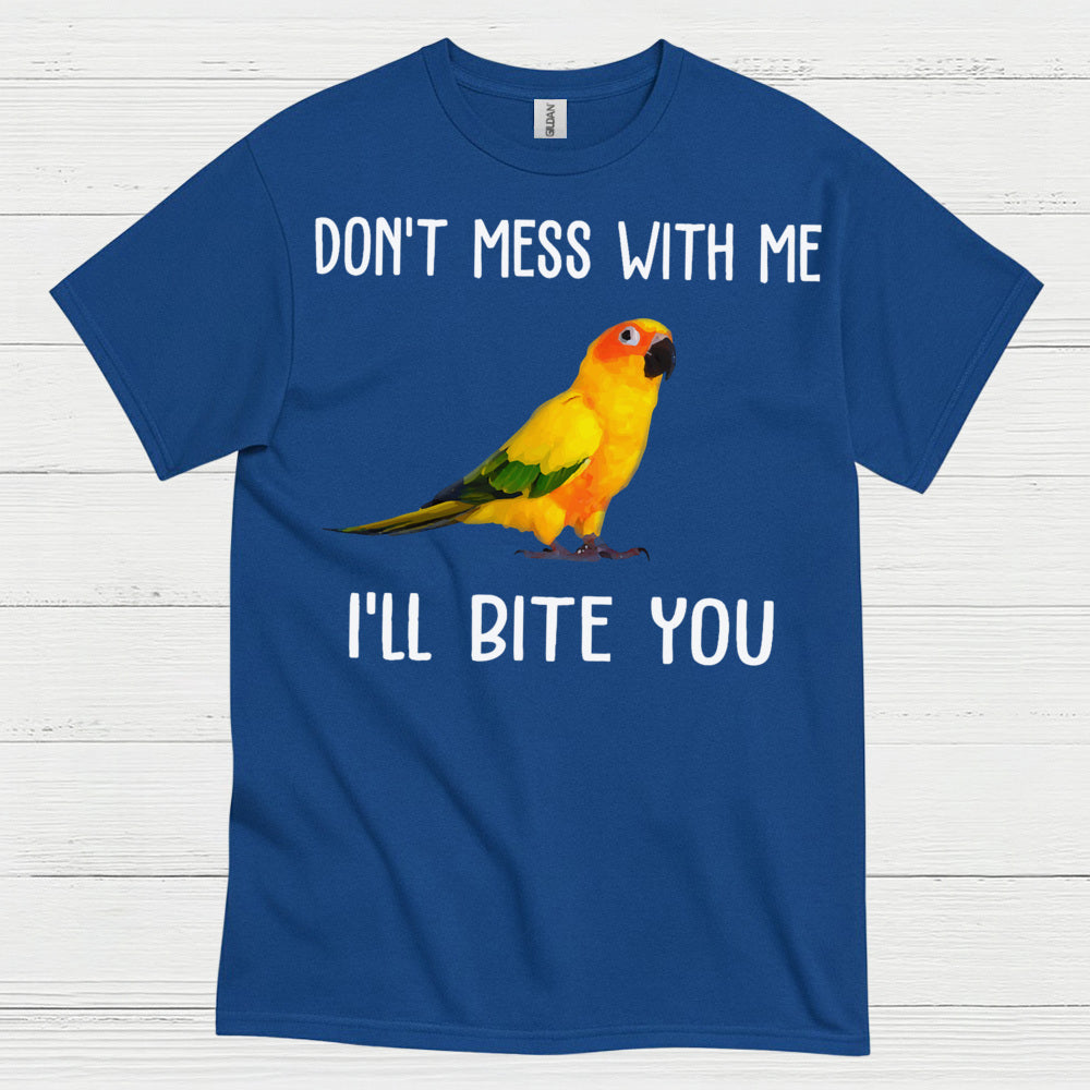 Don’t Mess With Me Funny Parrot T Shirt