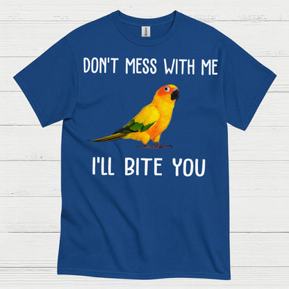 Don’t Mess With Me Funny Parrot T Shirt