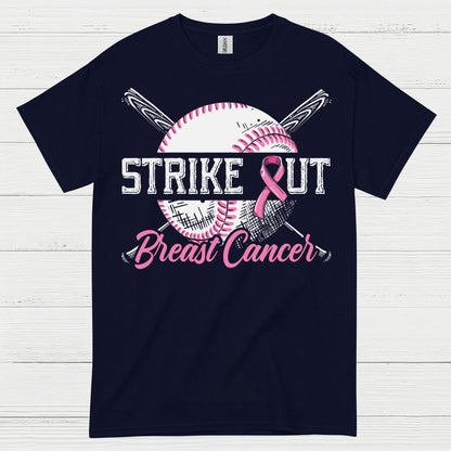 Strike Out Breast Cancer Baseball T Shirt