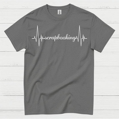 Scrapbooking Heartbeat Craft Lover T Shirt
