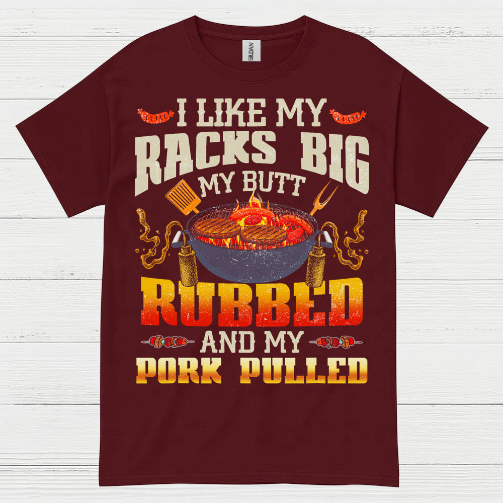 Big Racks And Pulled Pork BBQ T Shirt