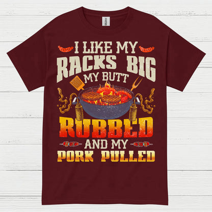 Big Racks And Pulled Pork BBQ T Shirt