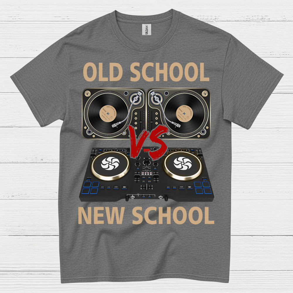 Old School New School DJ T Shirt