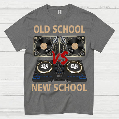 Old School New School DJ T Shirt