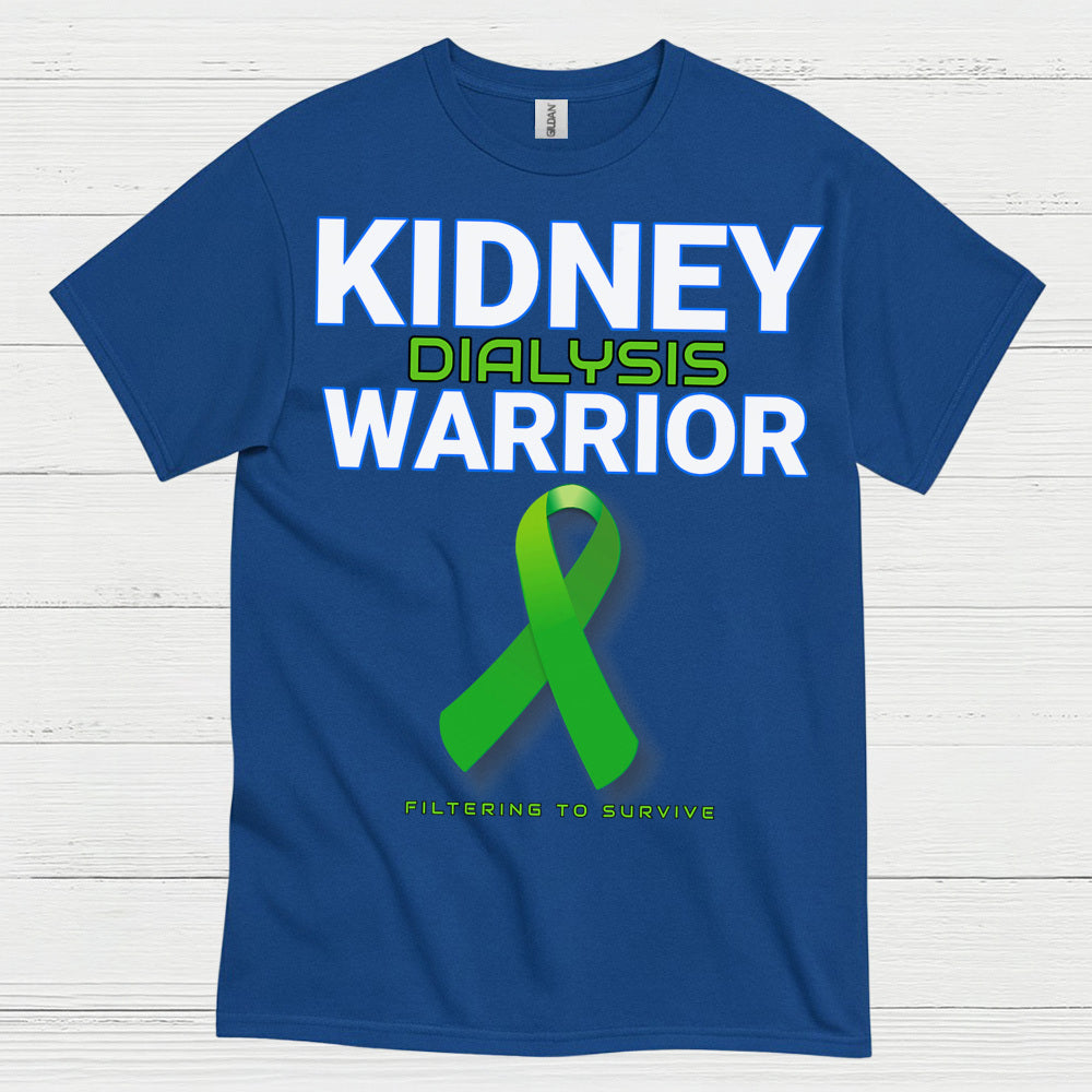 Kidney Dialysis Warrior Strength Awareness T Shirt
