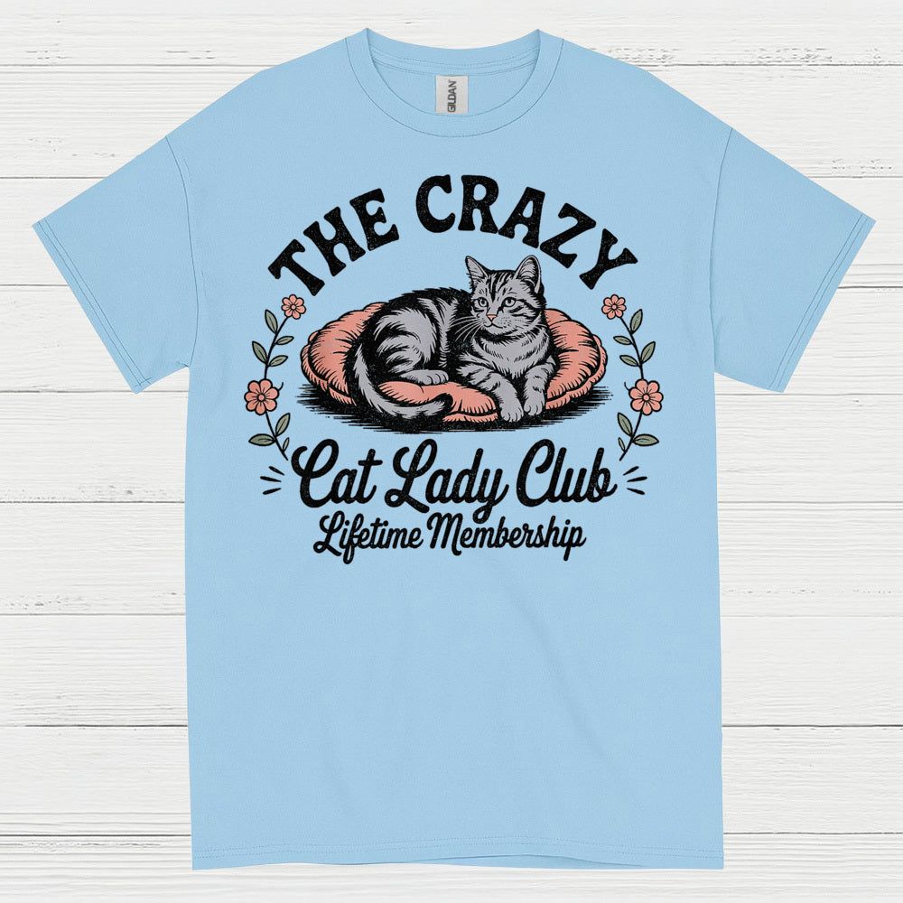 Crazy Cat Lady Club T Shirt