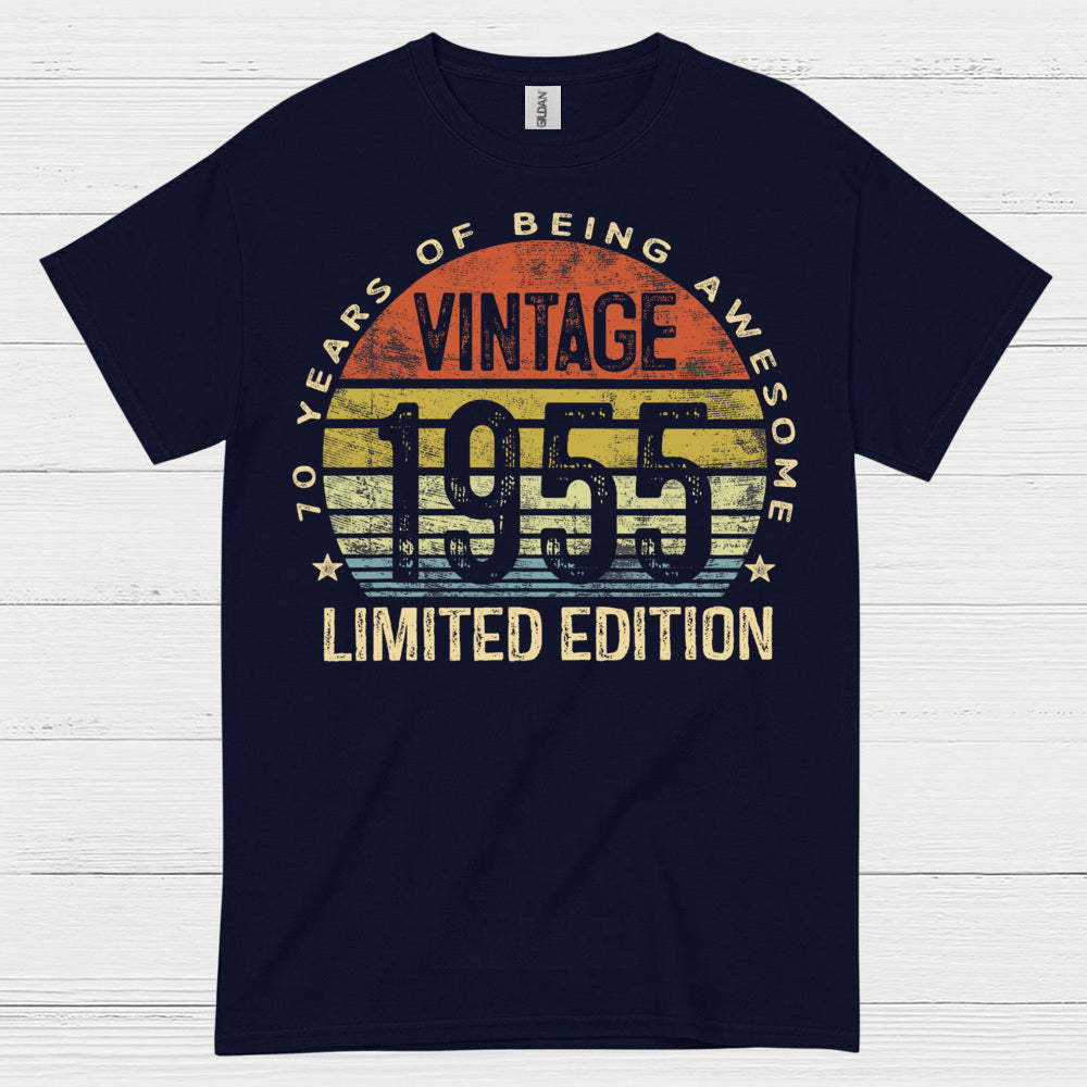 Vintage 1955 Limited Edition Birthday T Shirt