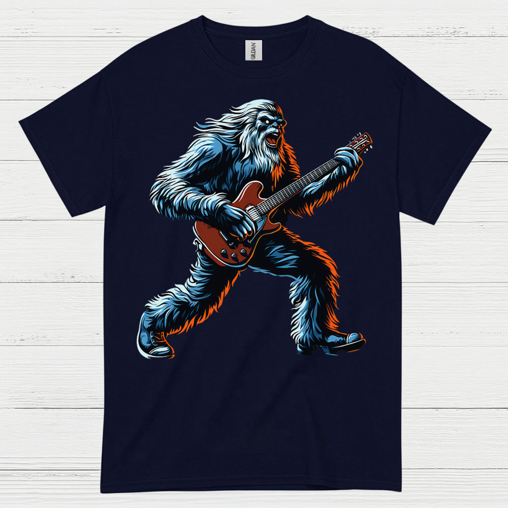 Rock Guitar Bigfoot T Shirt