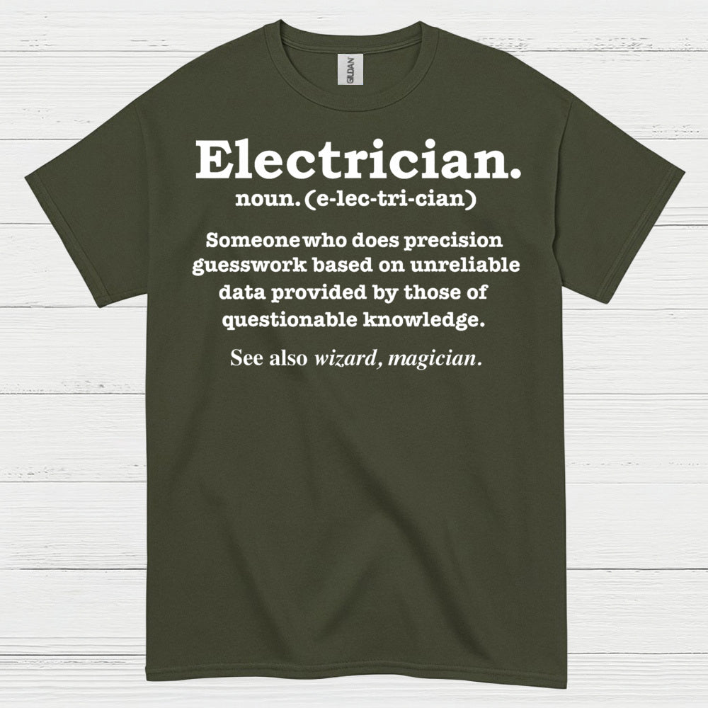 Electrician Definition Funny T Shirt