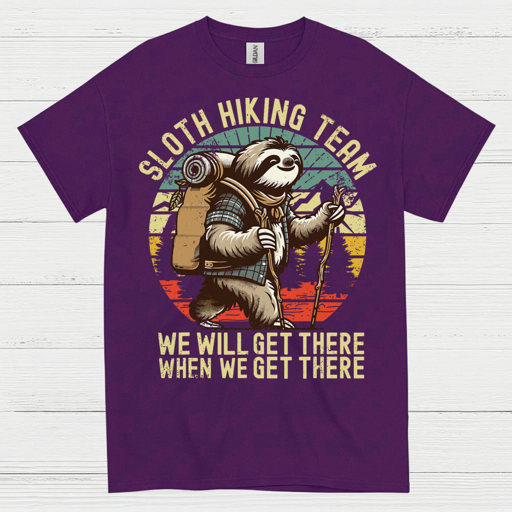 Sloth Hiking Team Adventure Sloth T Shirt