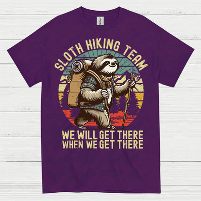 Sloth Hiking Team Adventure Sloth T Shirt