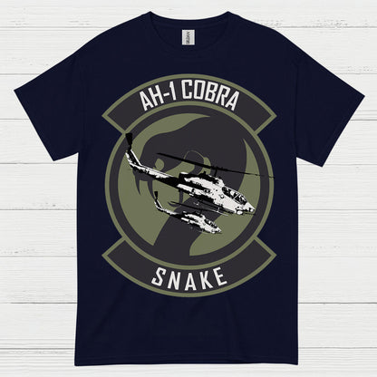AH-1 Cobra Snake Attack Helicopter T Shirt